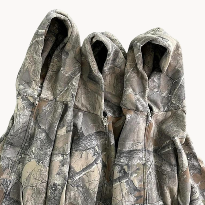 Ernst | Casual camouflage-hoodie voor heren