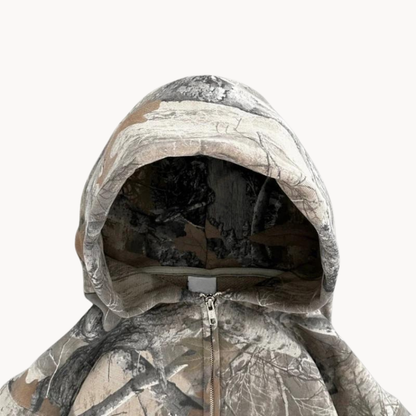 Ernst | Casual camouflage-hoodie voor heren