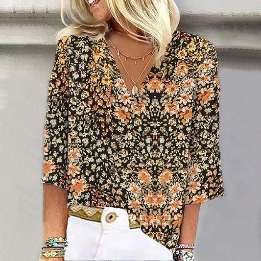 Nienke | Vintage bloemen blouse