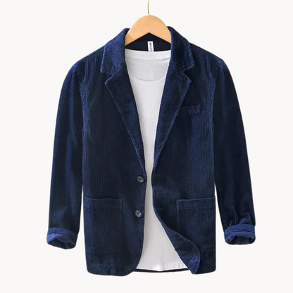 Rahul | Corduroy blazer met elegante knopen