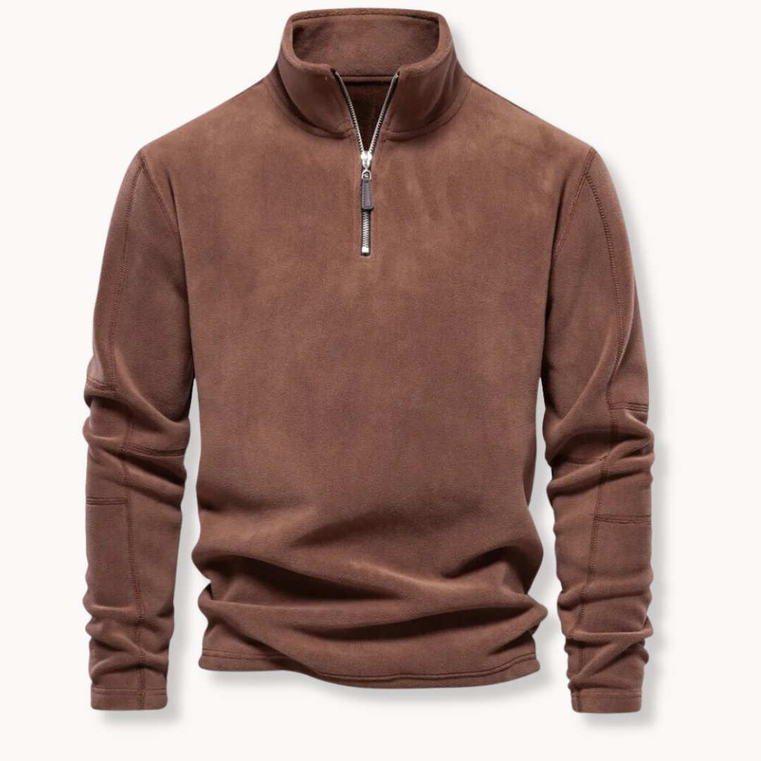 Koel | Comfortabele Quarter Zip Fleece Trui