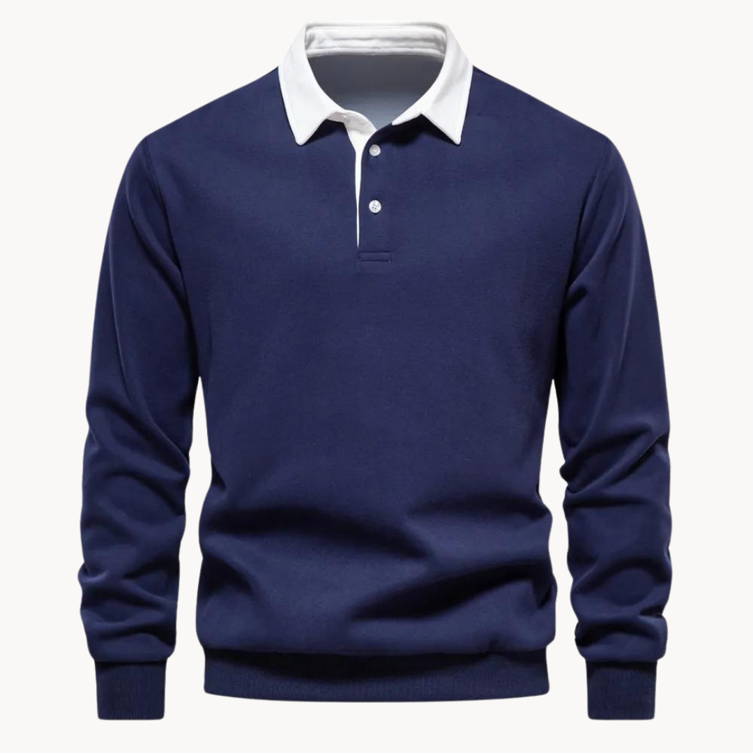 Fergus | Stijlvol casual polosweatshirt