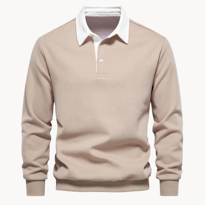 Fergus | Stijlvol casual polosweatshirt