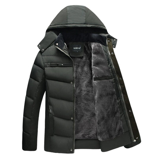 Natan | Parka heren winterjas met capuchon