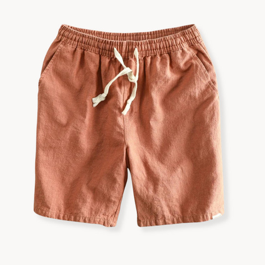 Thomas | Katoenen linnen shorts in nautische stijl