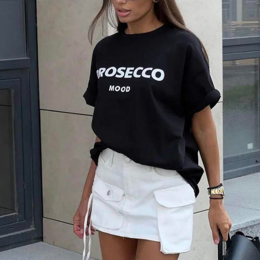 Barbara | Oversized T-shirt met grafische print